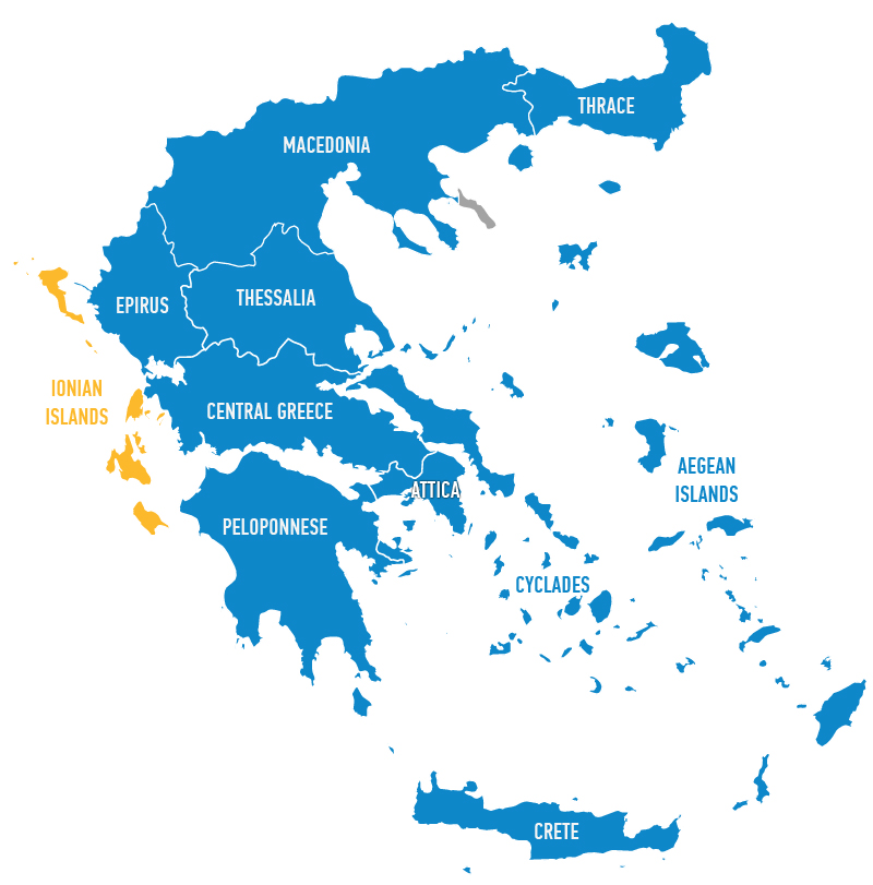 Ionian or Aegean islands?